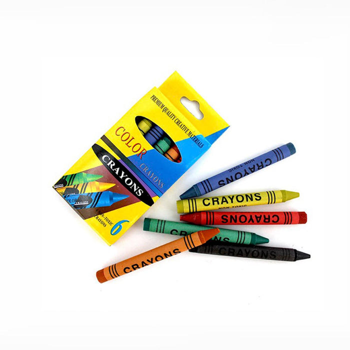 Crayones Económicos Cumpleaños Piñata Caja de 6,8,12,24 Crayolas