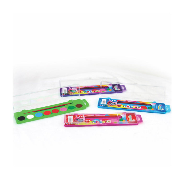 ACUARELAS 8 COLORES