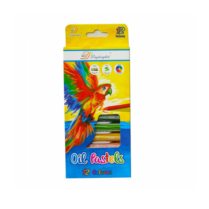 CRAYONES DE ACEITE12PZ COLORES PASTEL