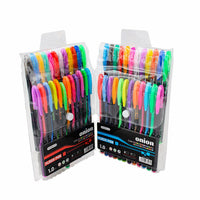 Set De Plumas De Gel 24 Colores Neón glitters tradicionales