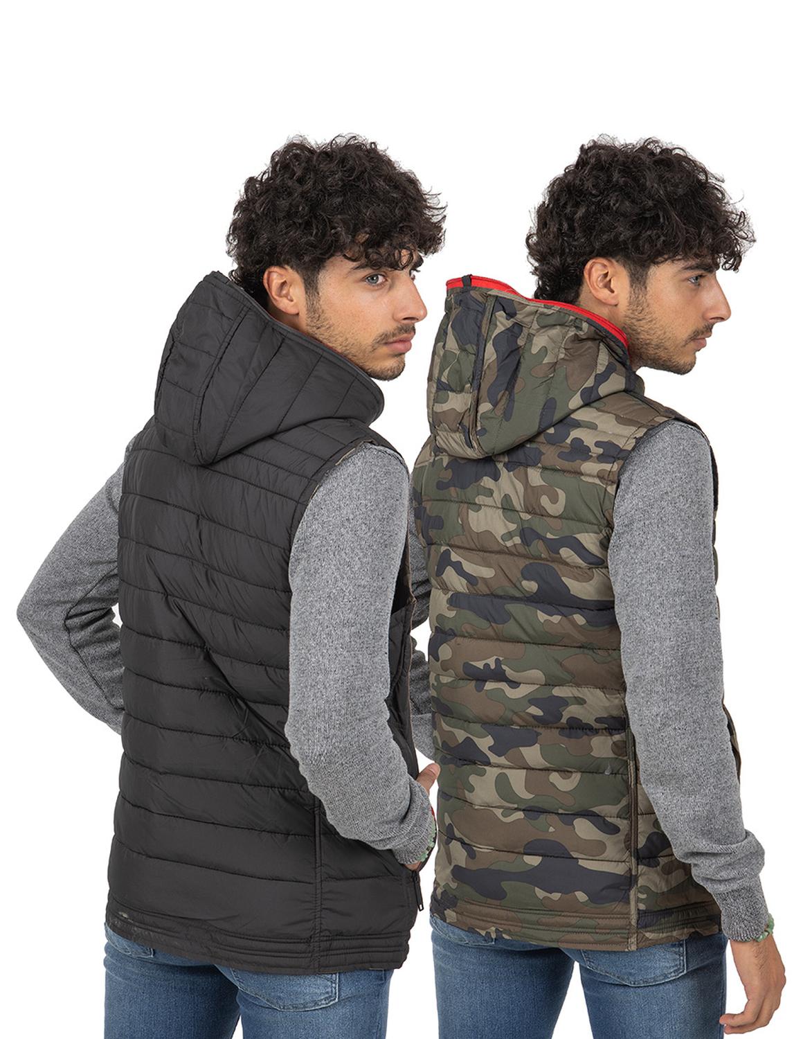 Chaleco Con Capucha Para Hombre – Impermeable, Ligero Y Resistente Al Viento – Ideal Para Senderismo, Camping Y Días Fríos